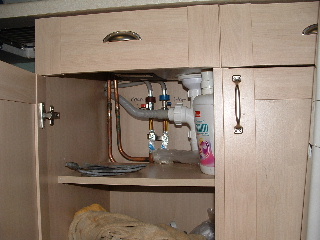 Washing machine connection under sink discount